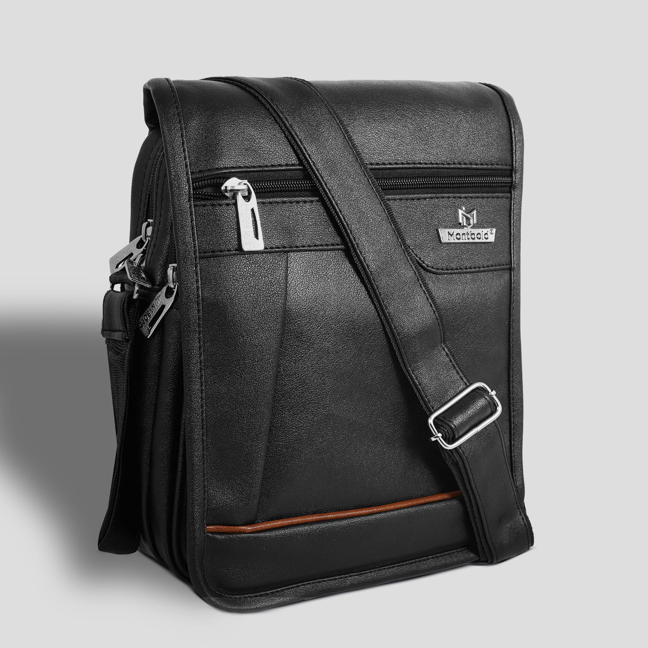 Crocodile Pattern Leather Laptop Bag – Montbold