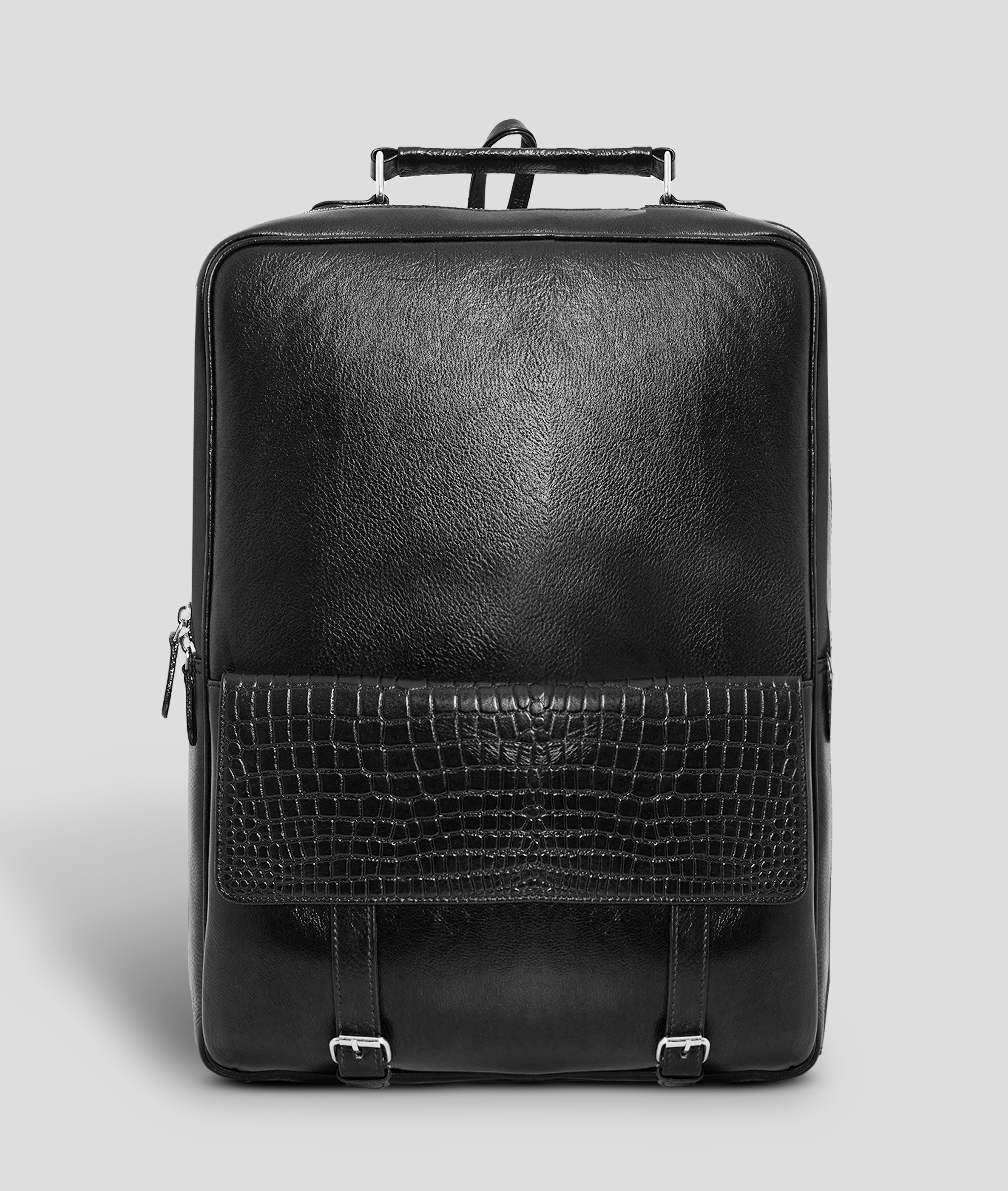 Montbold Elegant Leather Laptop Backpack – Office, Travel & Daily Use