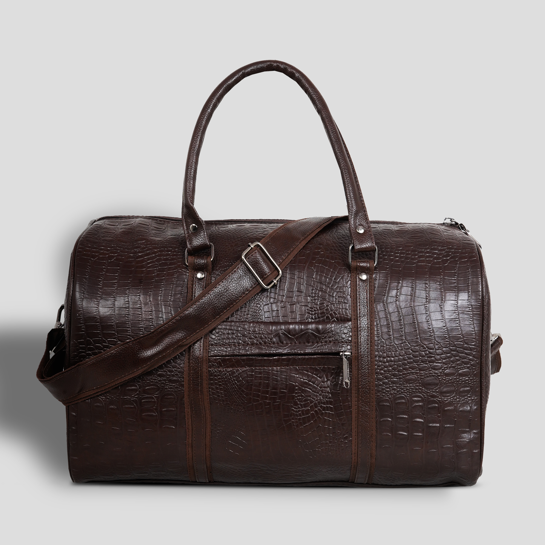 Montbold Premium Leather Weekender Bag – Travel Duffle for Short Trips