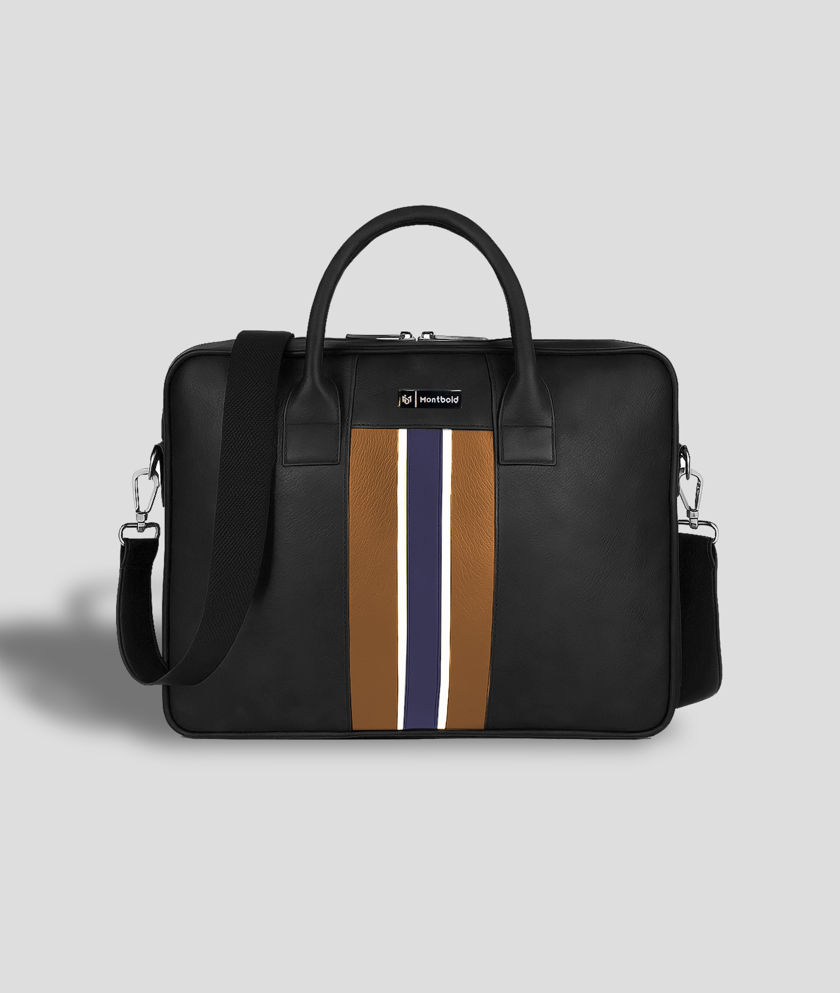 Montbold Premium Leather Laptop Sleeve – Stylish Office Bag for Professionals